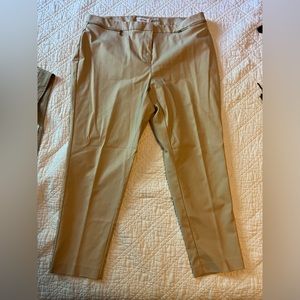 PMSL113 - Calvin Klein, Women's, 16W, Cream Dress Slacks